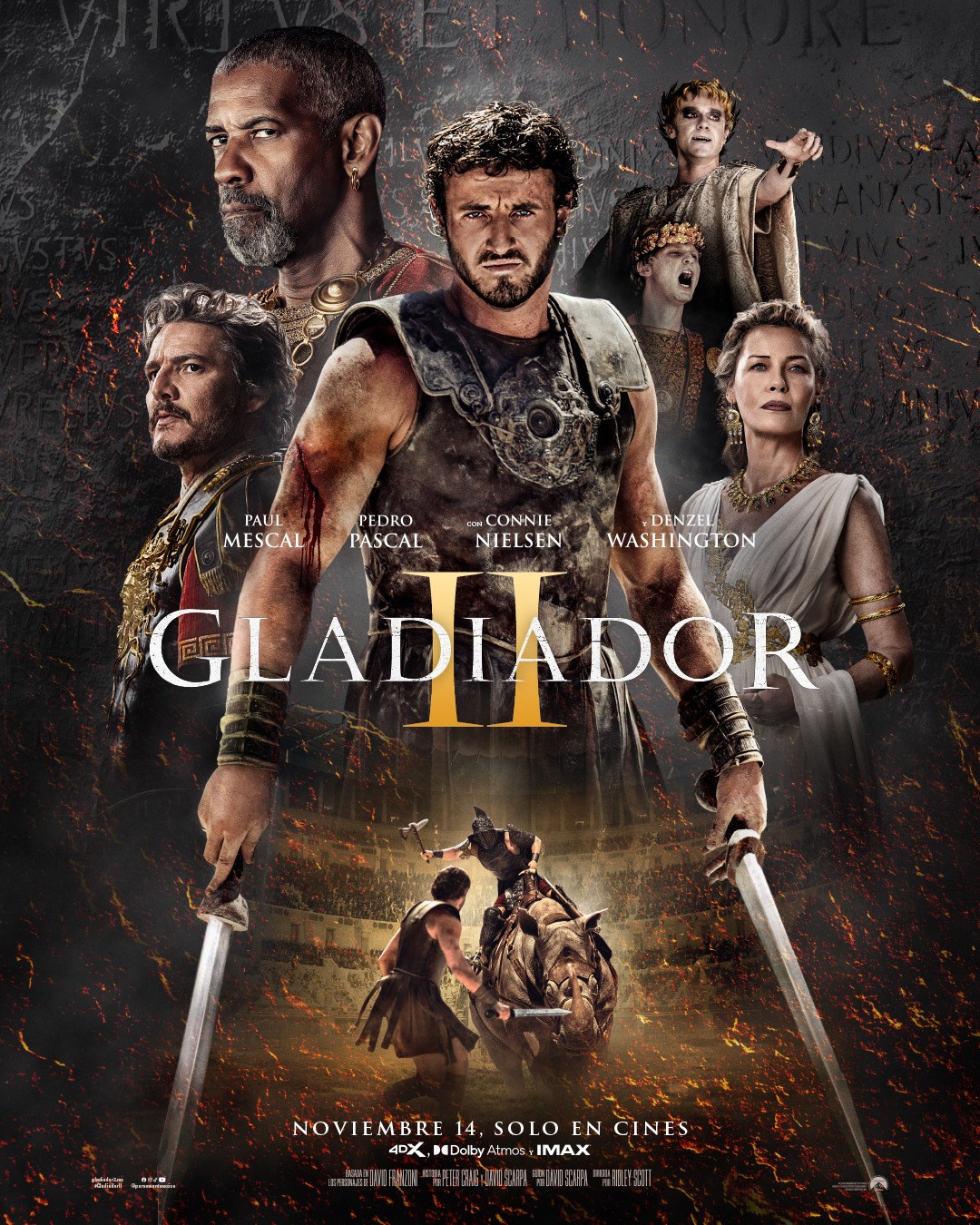 Gladiador II: La épica vuelta de Ridley Scott a la antigua Roma